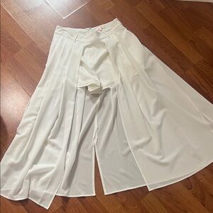 Elegant White Maxi Skirt